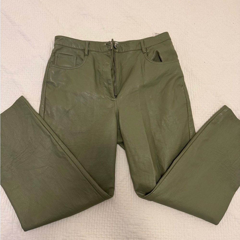 Aritzia faux leather pants